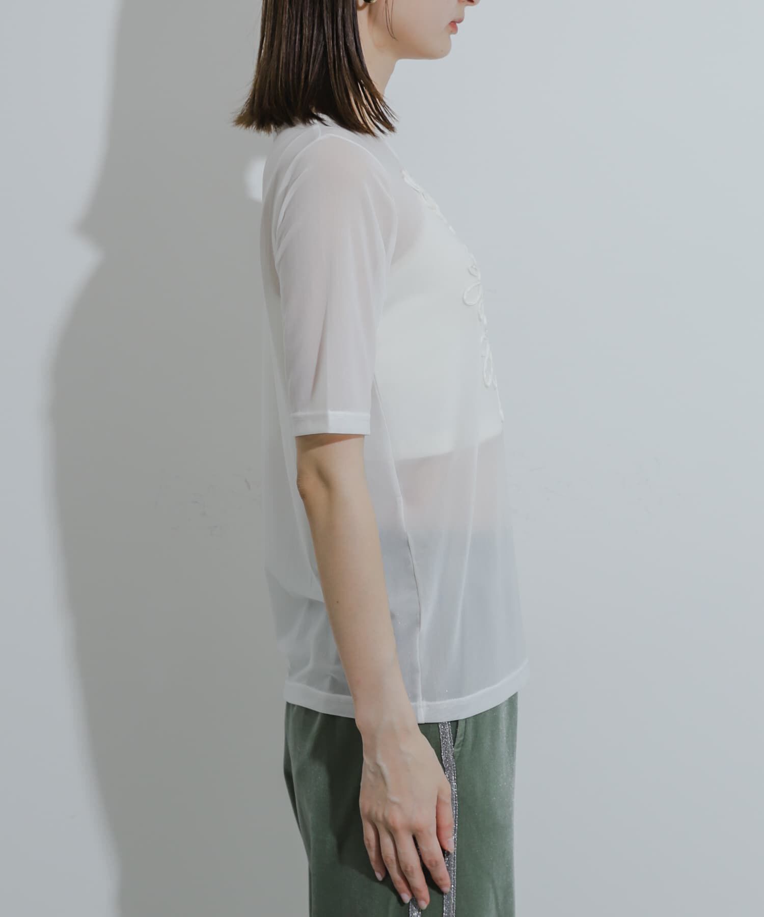SENSE OF PLACE by URBAN RESEARCH「コードシシュウカットトップ」|Tシャツ・カットソー|