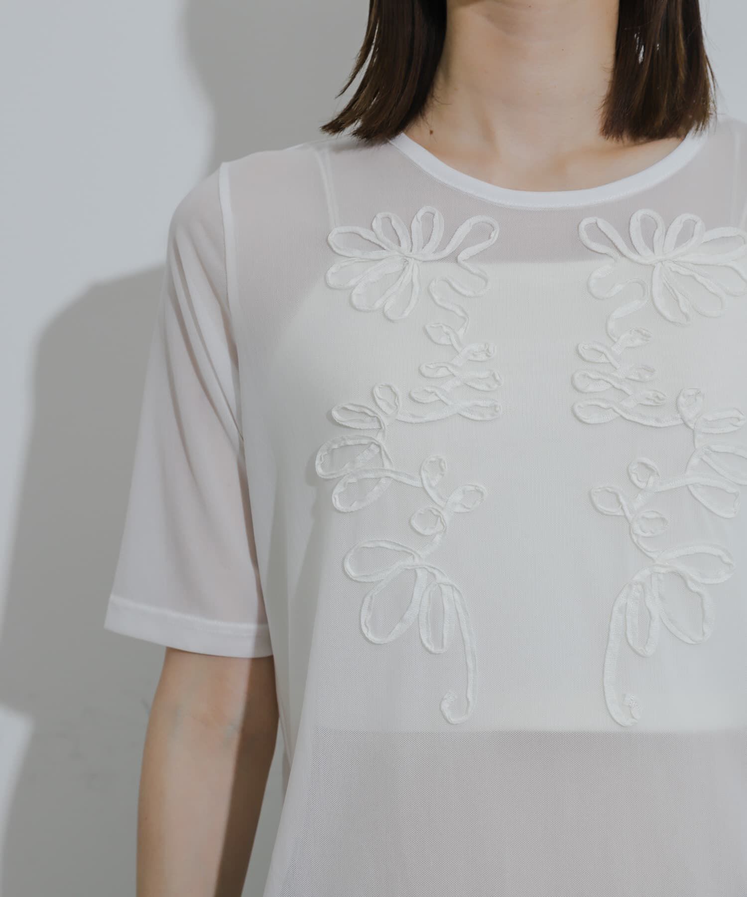 SENSE OF PLACE by URBAN RESEARCH「コードシシュウカットトップ」|Tシャツ・カットソー|