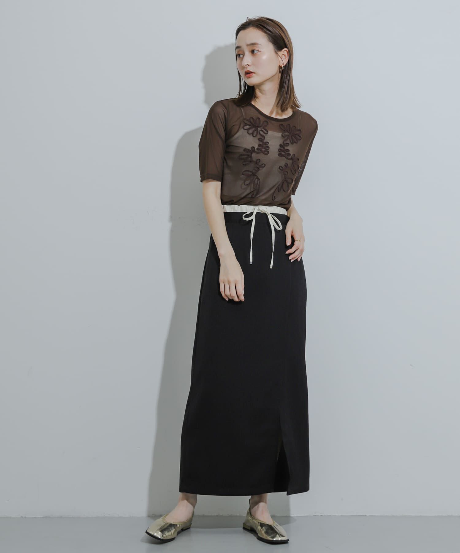 SENSE OF PLACE by URBAN RESEARCH「コードシシュウカットトップ」|Tシャツ・カットソー|