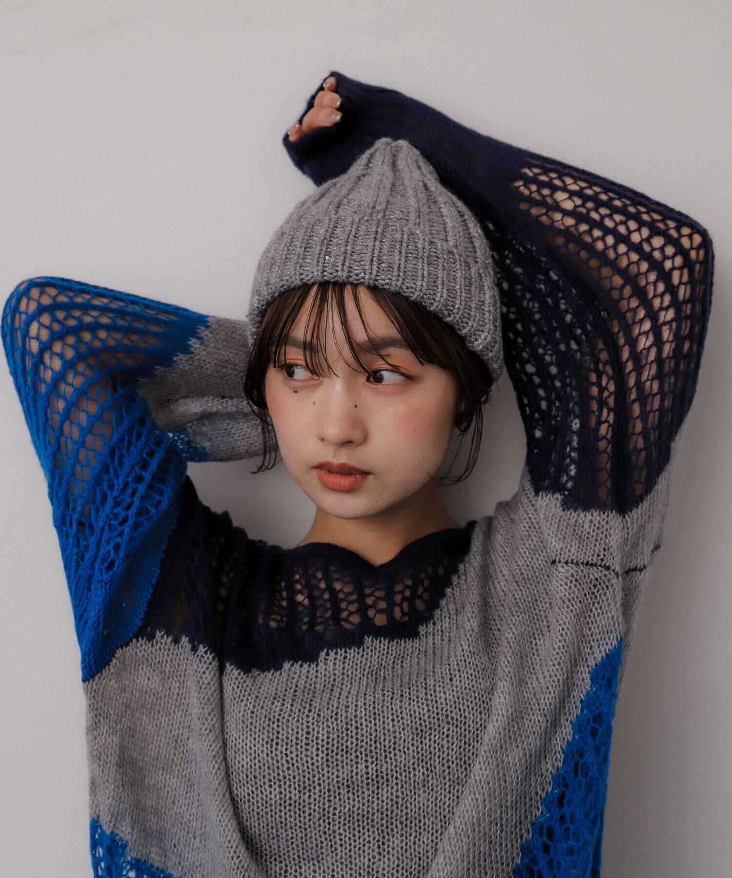 SENSE OF PLACE by URBAN RESEARCH「スパンコールニットキャップ」|ニット帽|