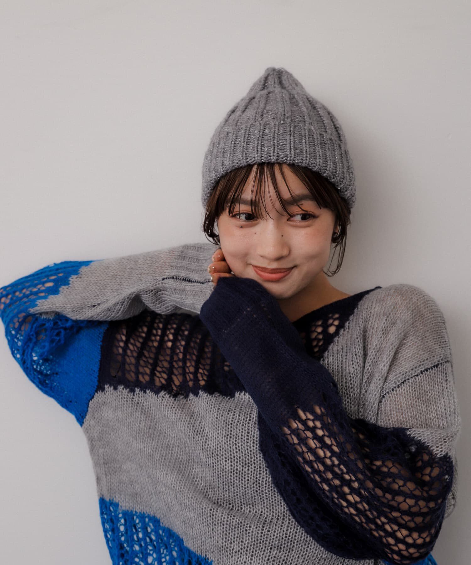 SENSE OF PLACE by URBAN RESEARCH「スパンコールニットキャップ」|ニット帽|