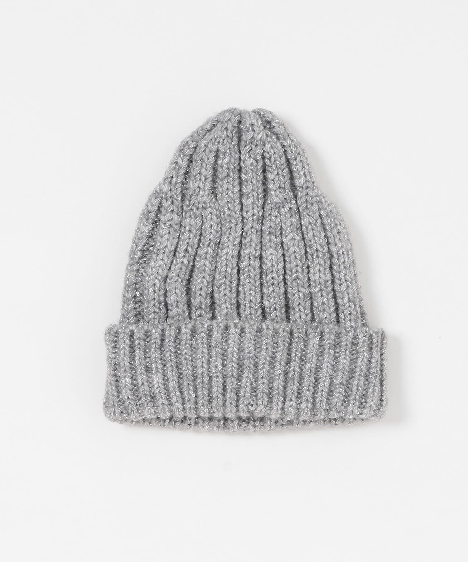 SENSE OF PLACE by URBAN RESEARCH「スパンコールニットキャップ」|ニット帽|