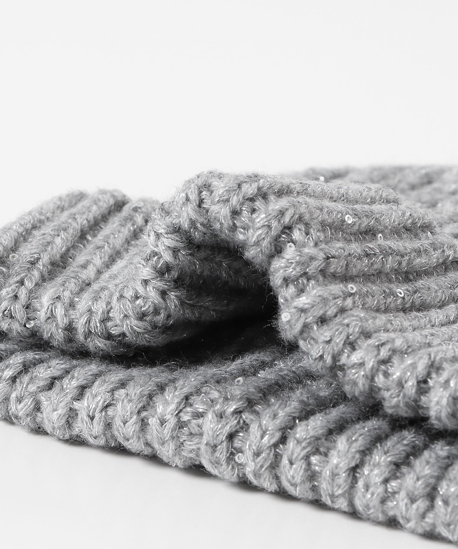 SENSE OF PLACE by URBAN RESEARCH「スパンコールニットキャップ」|ニット帽|