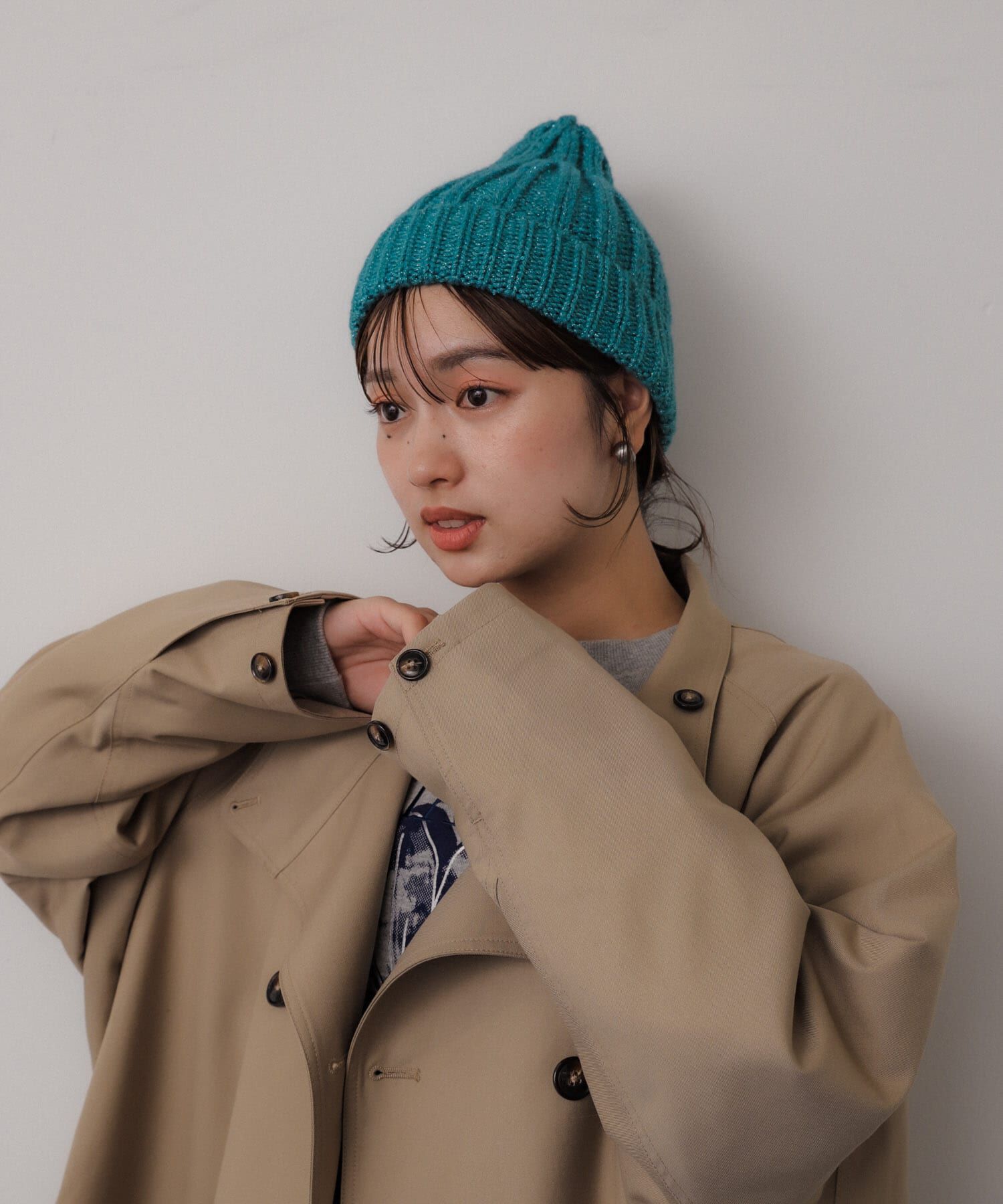 SENSE OF PLACE by URBAN RESEARCH「スパンコールニットキャップ」|ニット帽|