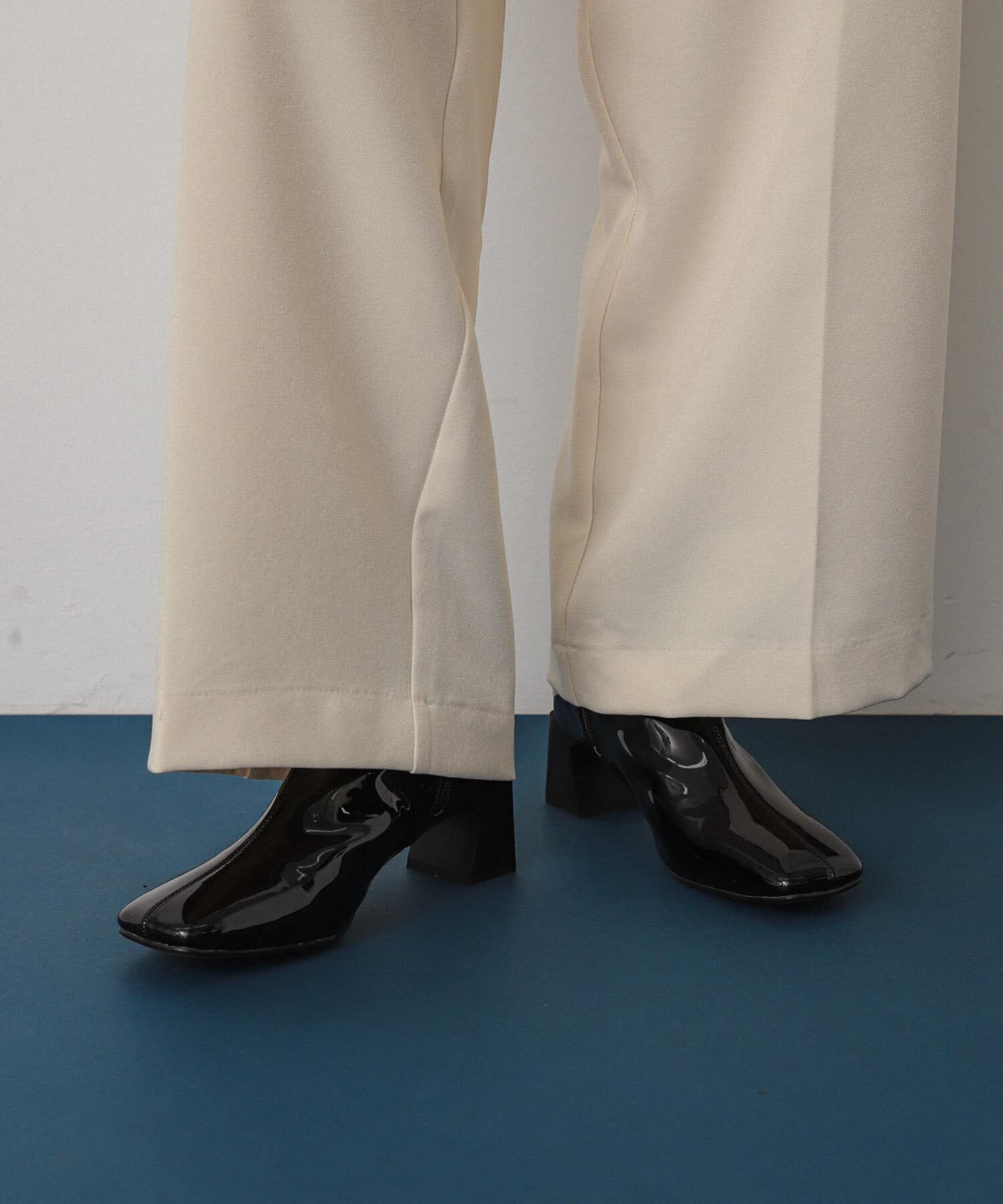 SENSE OF PLACE by URBAN RESEARCH「『抗菌』『消臭』スクエアトゥエナメルブーツ」|ショートブーツ|