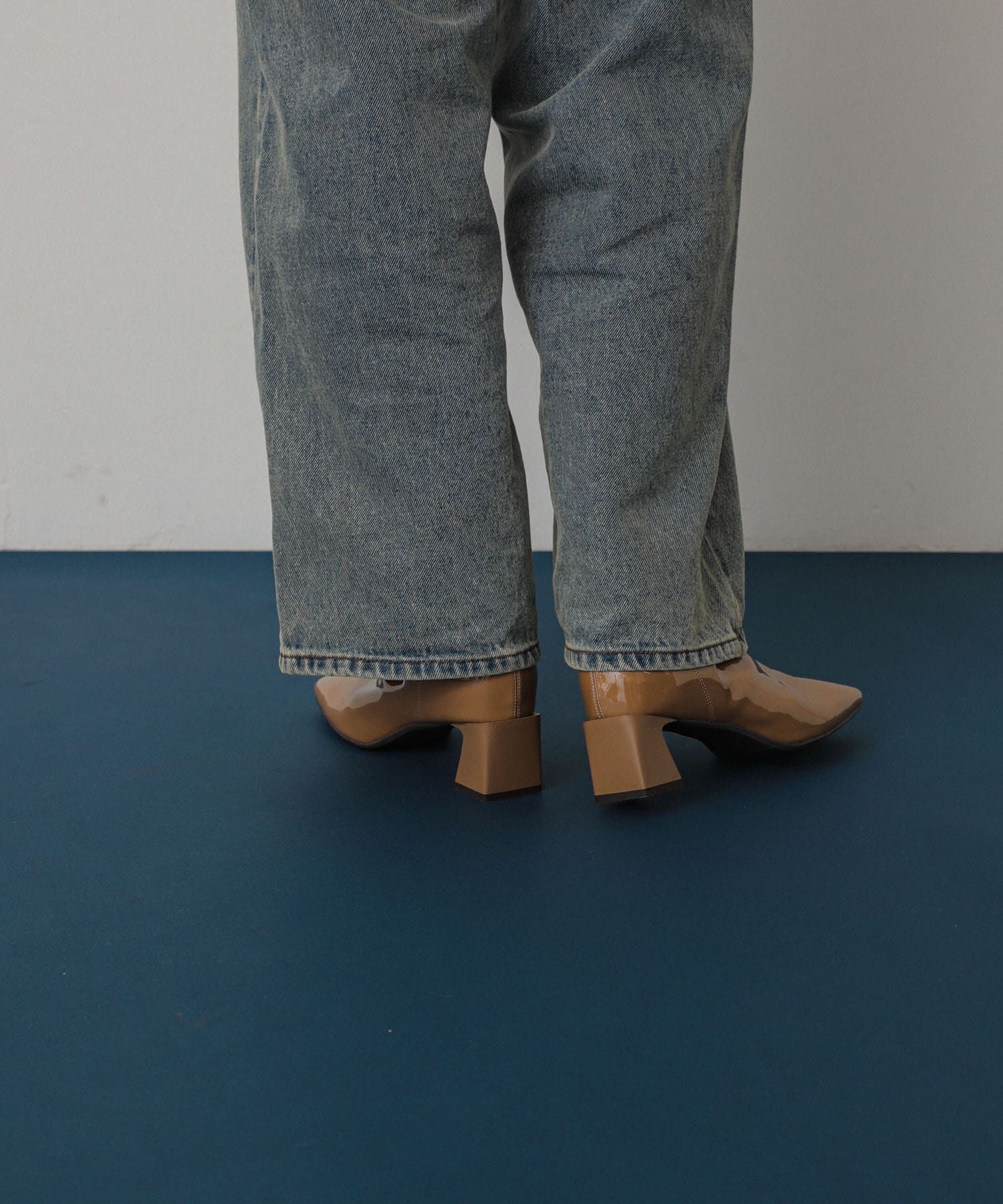 SENSE OF PLACE by URBAN RESEARCH「『抗菌』『消臭』スクエアトゥエナメルブーツ」|ショートブーツ|