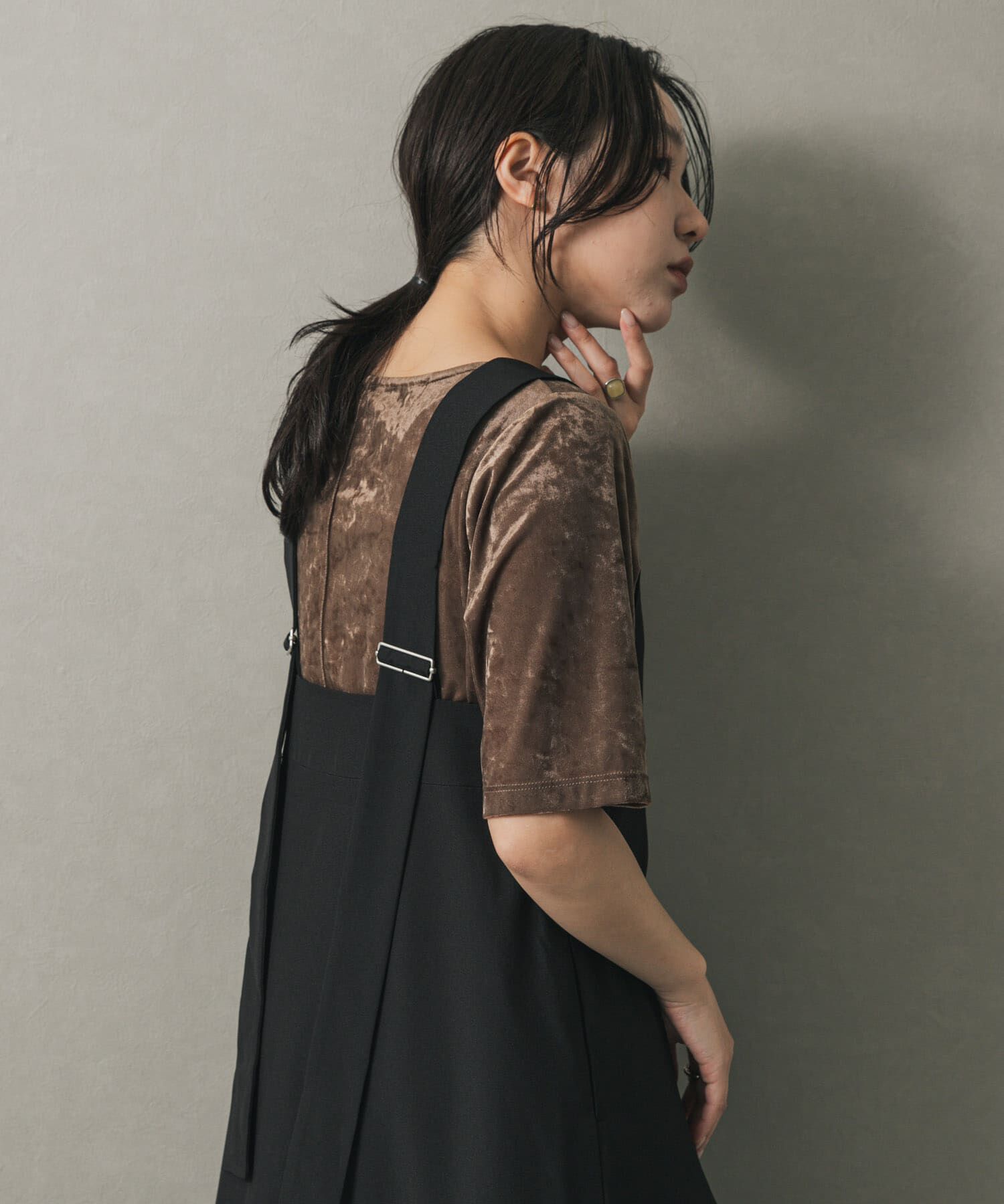 SENSE OF PLACE by URBAN RESEARCH「バルーンヘムジャンスカ」|ワンピース|