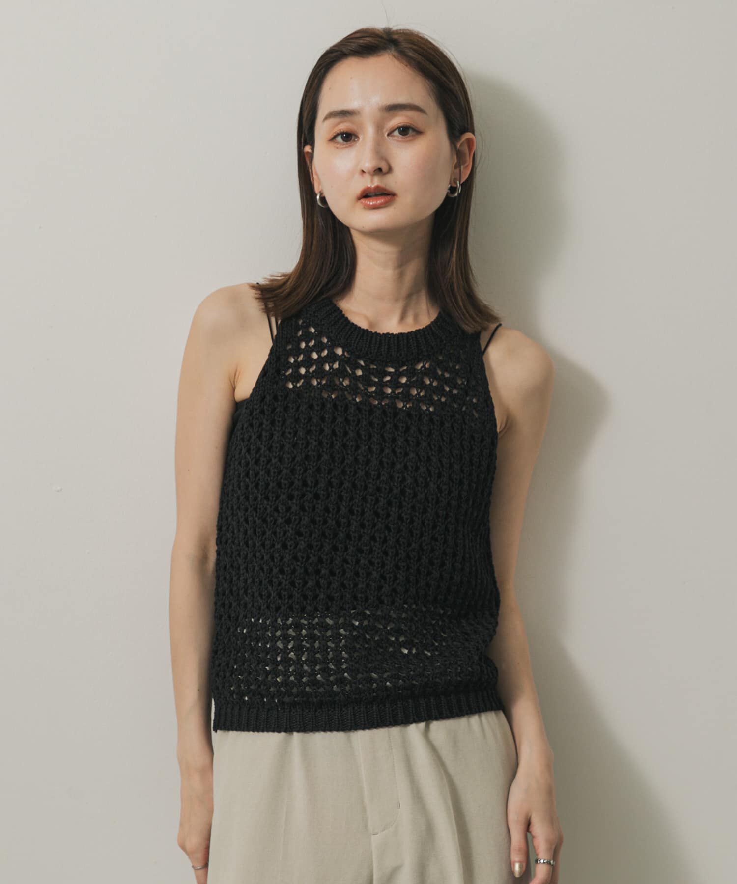 SENSE OF PLACE by URBAN RESEARCH「メッシュアメスリセーター」|ニット・セーター|