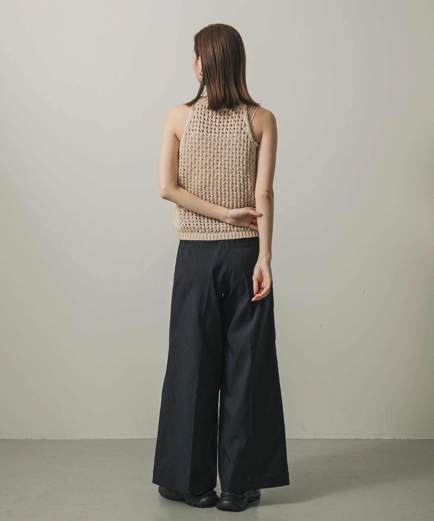 SENSE OF PLACE by URBAN RESEARCH「メッシュアメスリセーター」|ニット・セーター|