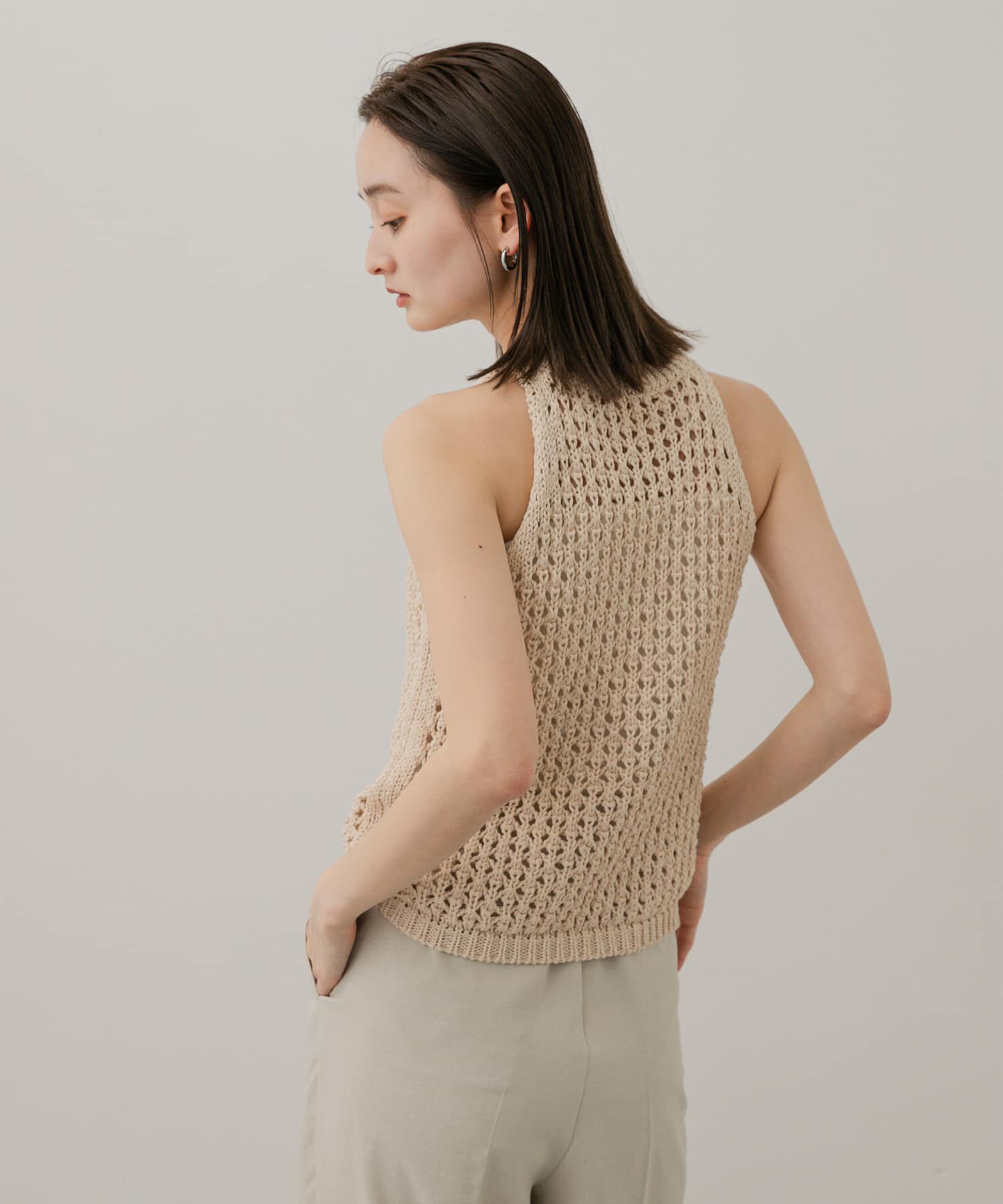 SENSE OF PLACE by URBAN RESEARCH「メッシュアメスリセーター」|ニット・セーター|