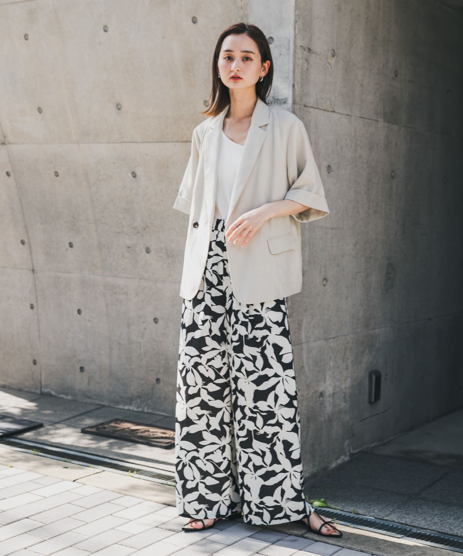 SENSE OF PLACE by URBAN RESEARCH「リーフプリントイージーパンツ」|その他|