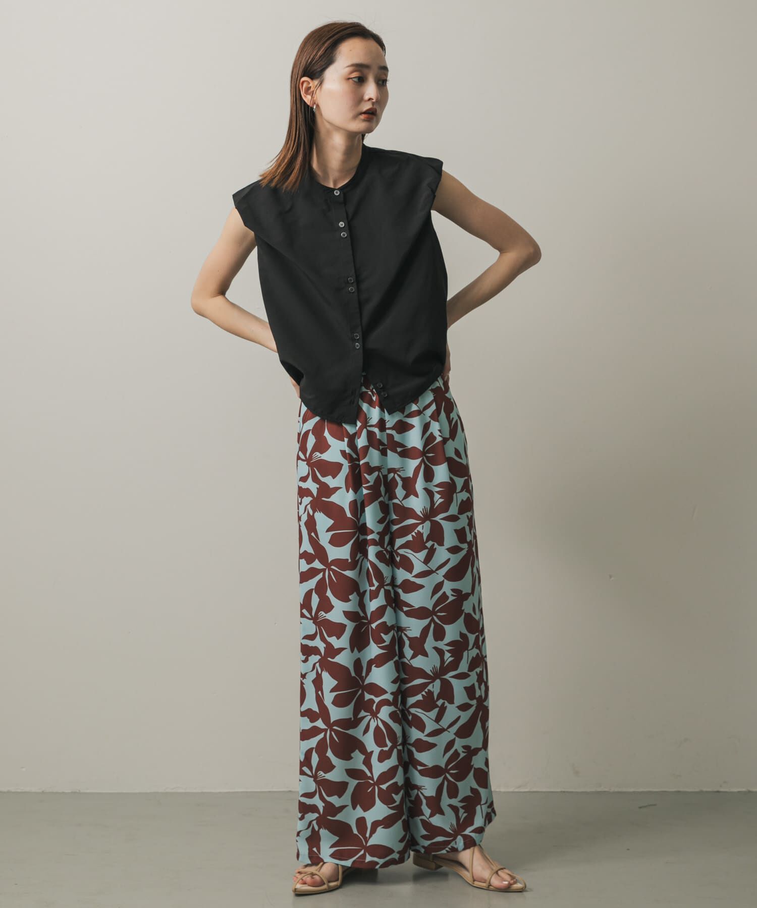 SENSE OF PLACE by URBAN RESEARCH「リーフプリントイージーパンツ」|その他|