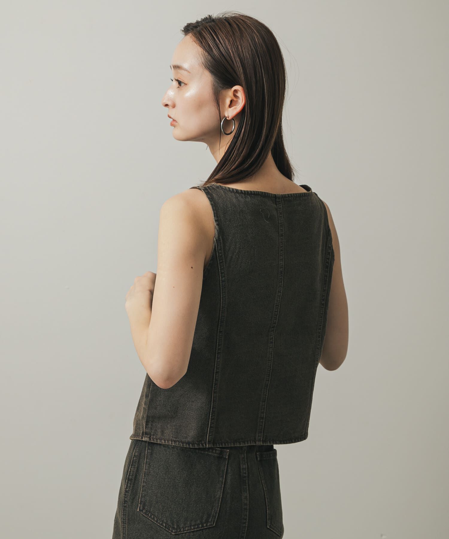 SENSE OF PLACE by URBAN RESEARCH「デニムコンパクトジレ」|ベスト・ジレ|