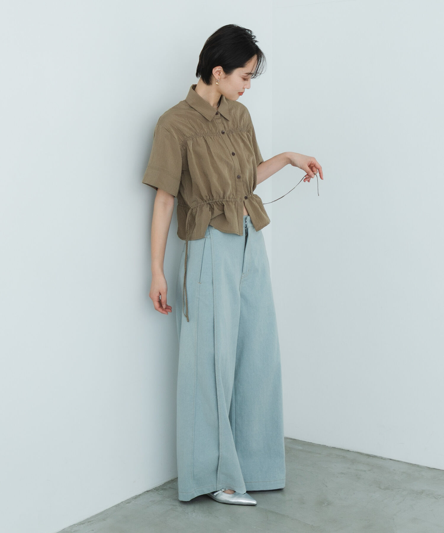 SENSE OF PLACE by URBAN RESEARCH「デニムライクスラックス」|デニム|