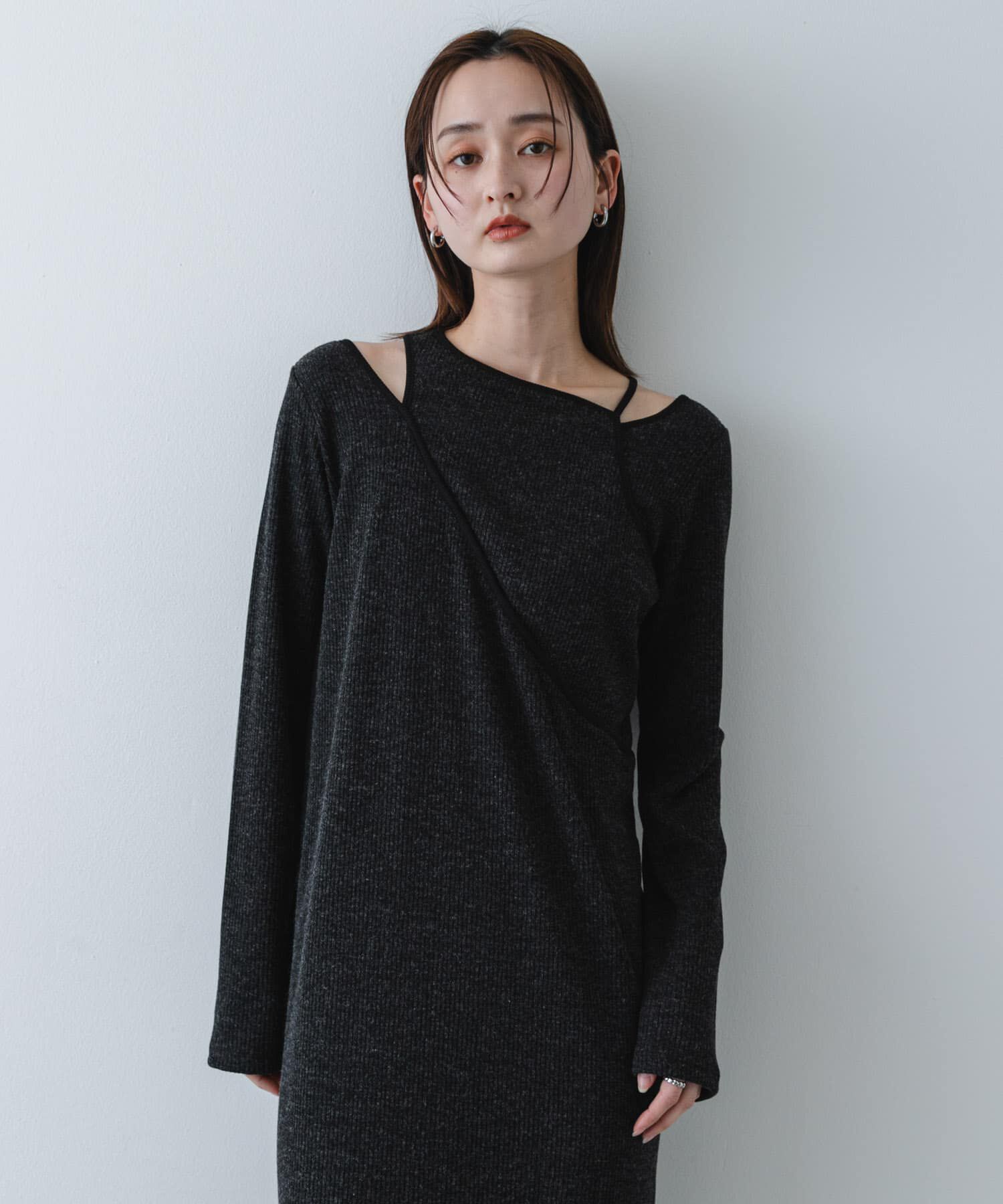 SENSE OF PLACE by URBAN RESEARCH「レイヤードデザインリブワンピース」|ワンピース|