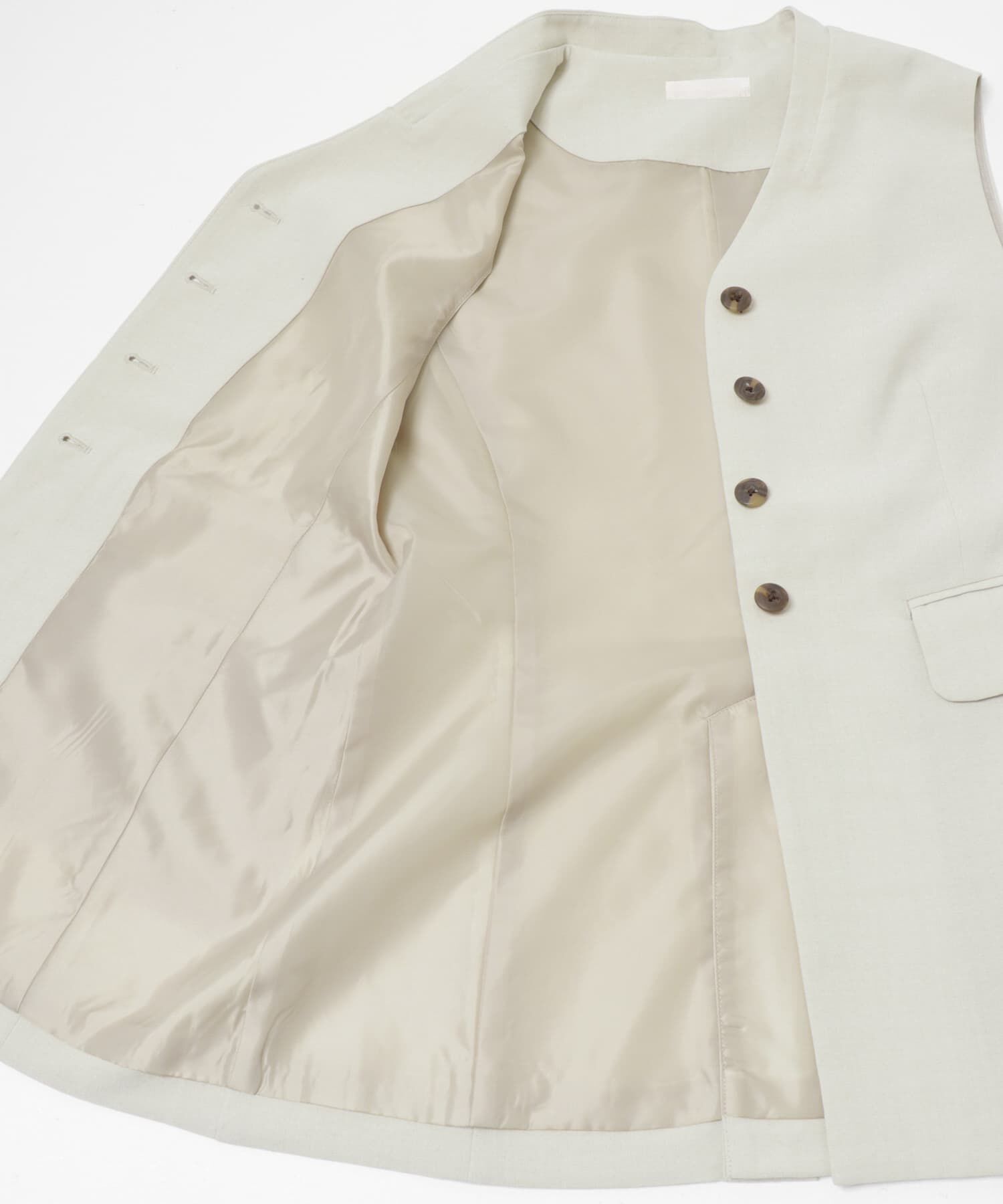 SENSE OF PLACE by URBAN RESEARCH「『UR TECH DRYLUXE』リネンライクジレ」|ベスト・ジレ|