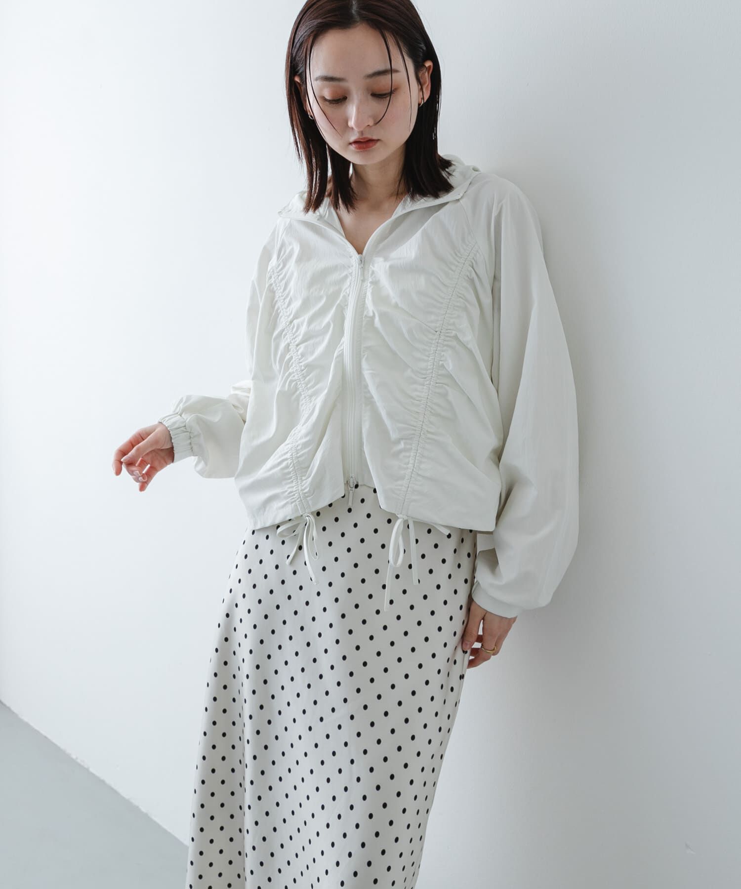 SENSE OF PLACE by URBAN RESEARCH「シャーリングライトブルゾン」|ブルゾン・スタジャン|オフホワイト