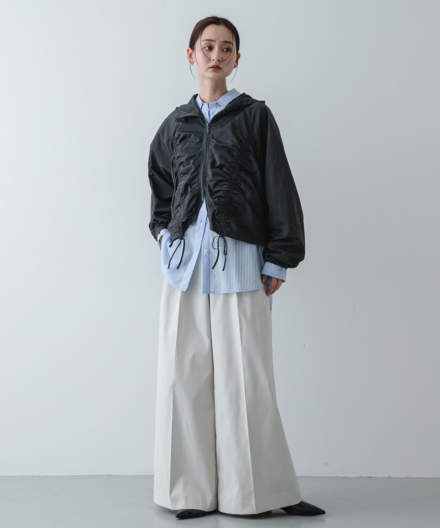 SENSE OF PLACE by URBAN RESEARCH「シャーリングライトブルゾン」|ブルゾン・スタジャン|