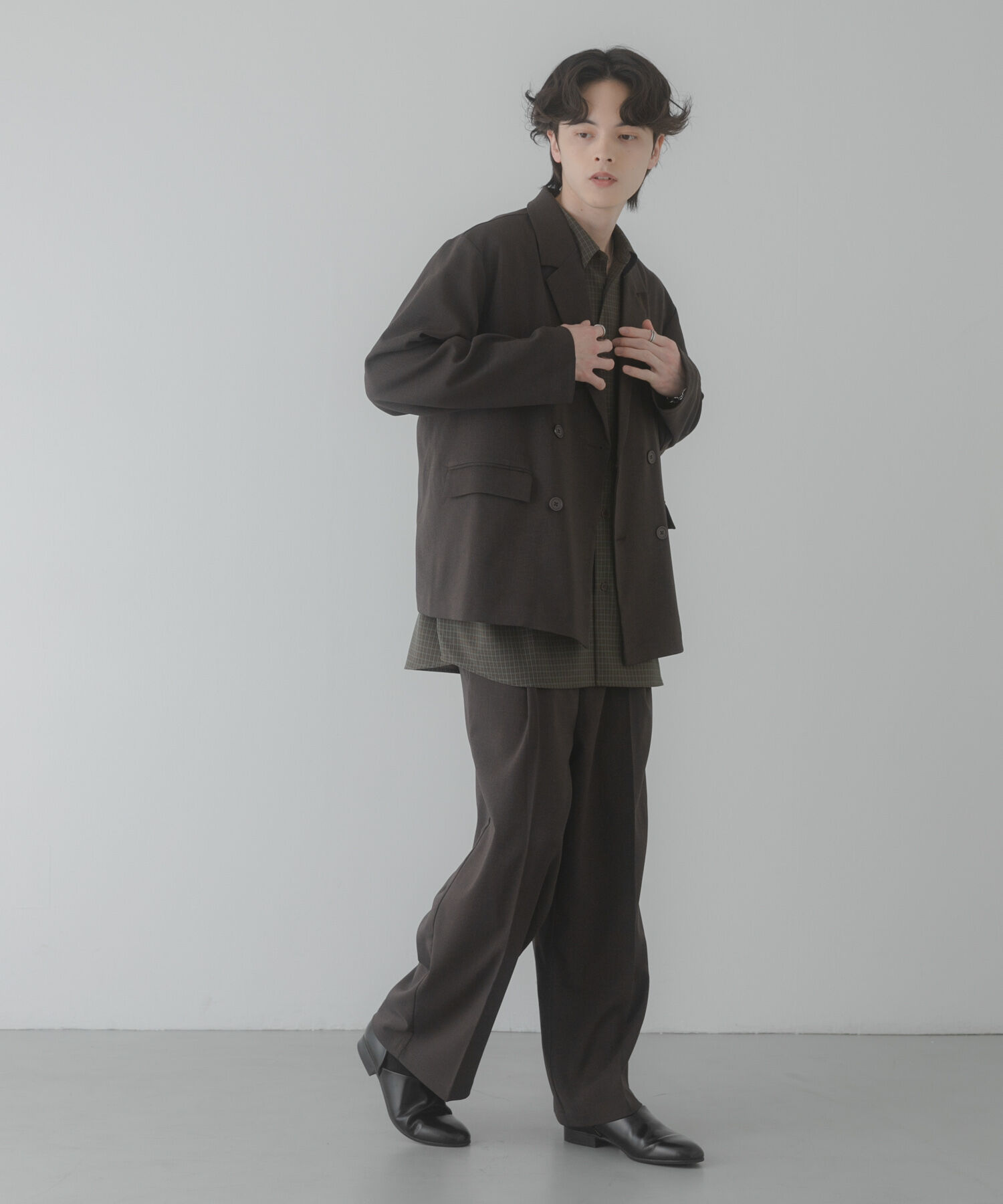 SENSE OF PLACE by URBAN RESEARCH「『イージーケア/速乾』リネンライクダブルテーラードジャケット」|その他|