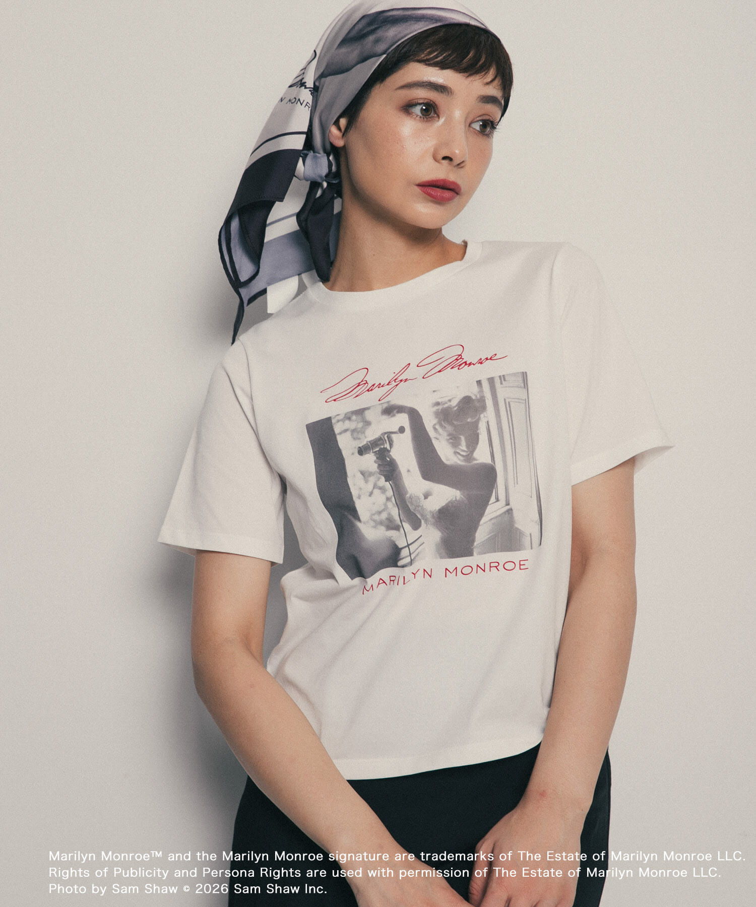 SENSE OF PLACE by URBAN RESEARCH「『別注』MARILYNMONROE&times;SENSE OF PLACE　グラフィックTシャツ」|Tシャツ・カットソー|