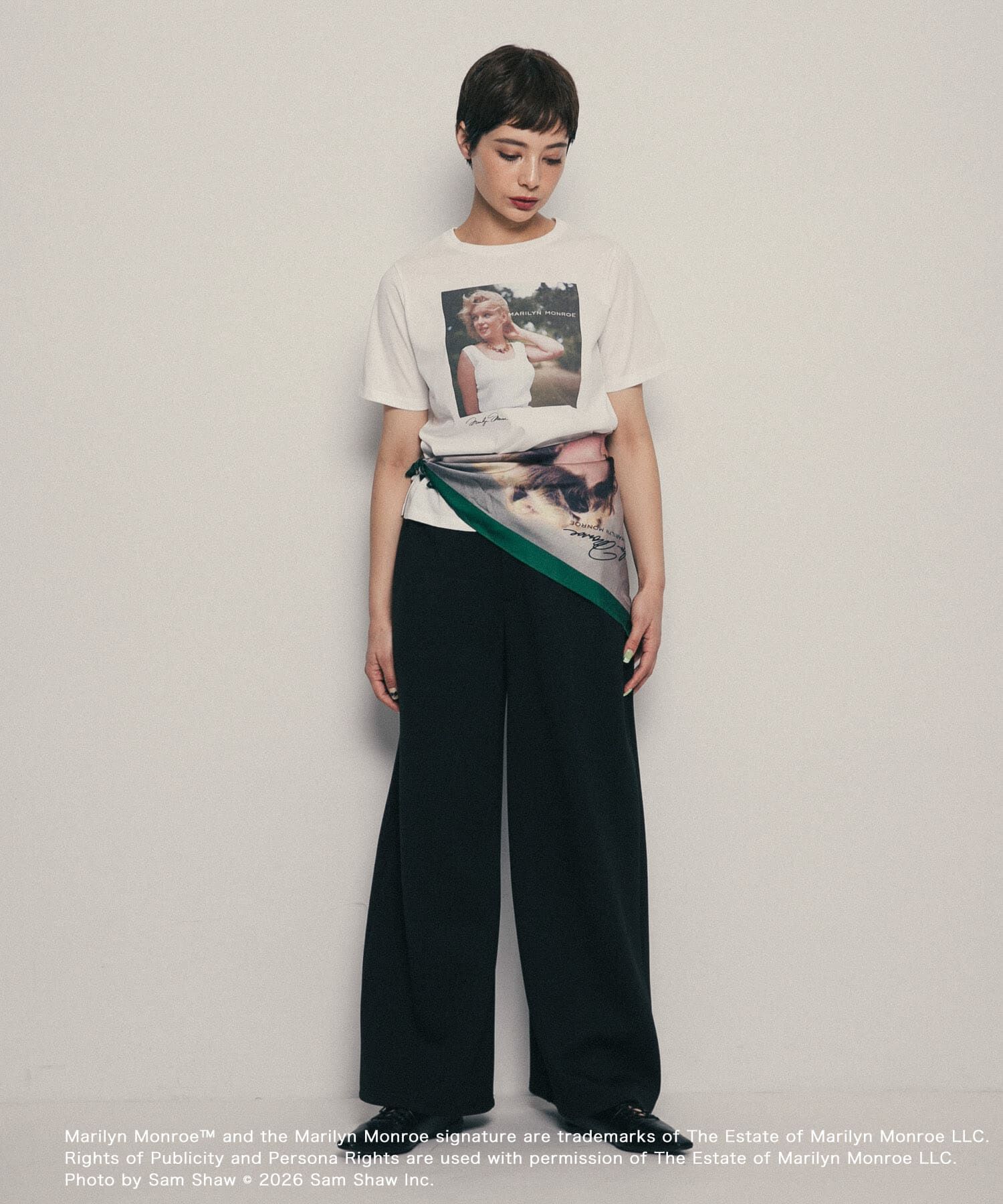 SENSE OF PLACE by URBAN RESEARCH「『別注』MARILYNMONROE&times;SENSE OF PLACE　グラフィックTシャツ」|Tシャツ・カットソー|