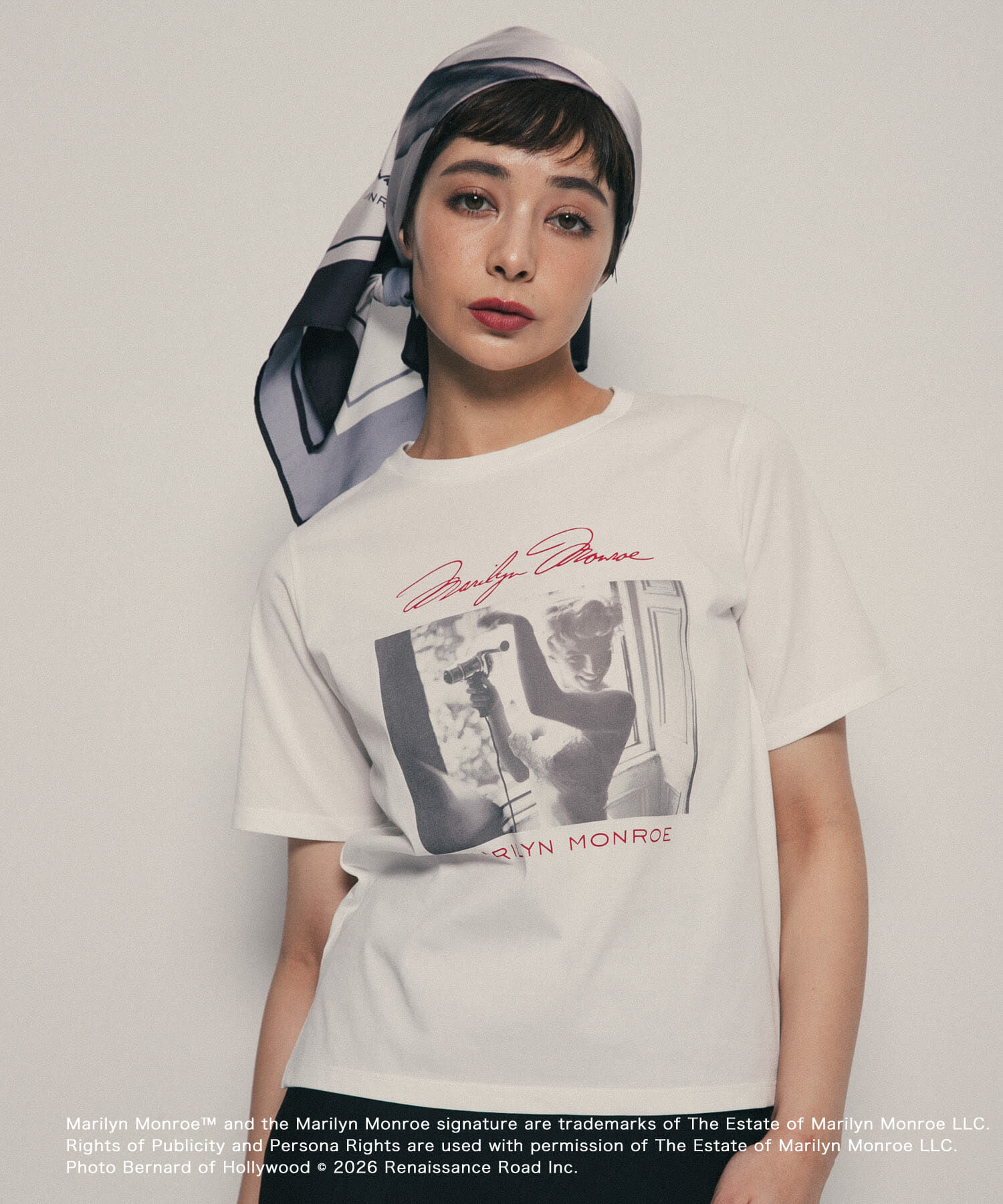 SENSE OF PLACE by URBAN RESEARCH「『別注』MARILYNMONROE&times;SENSE OF PLACE　プリントスカーフ」|バンダナ・スカーフ|