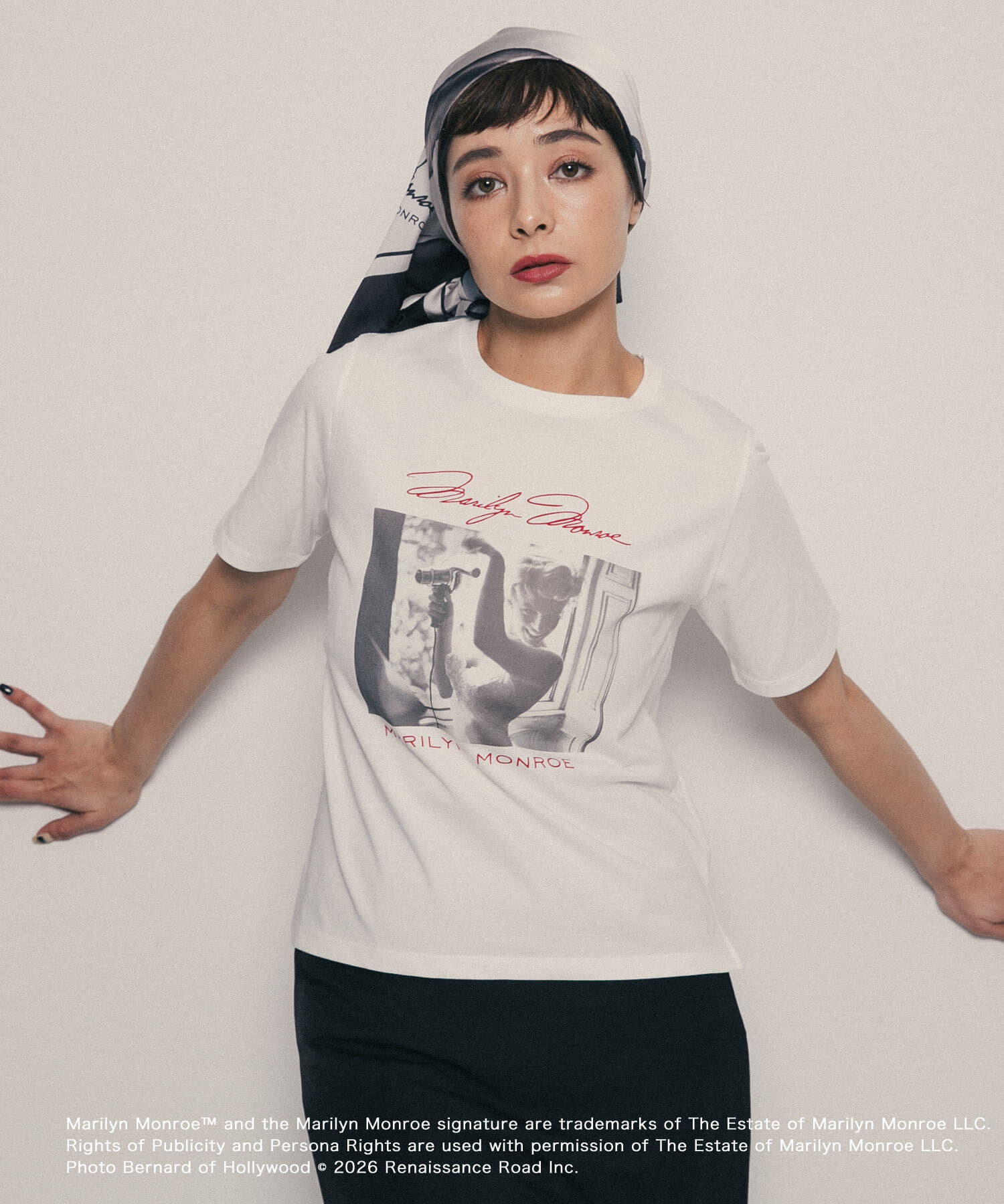 SENSE OF PLACE by URBAN RESEARCH「『別注』MARILYNMONROE&times;SENSE OF PLACE　プリントスカーフ」|バンダナ・スカーフ|