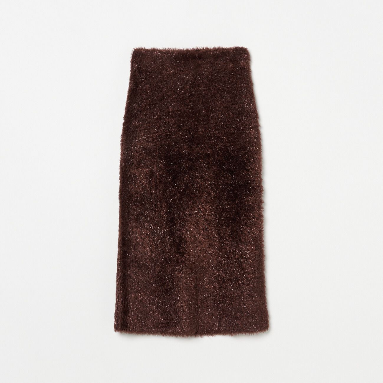 HELIOPOLE「HELIOPOLE GLITTER KNIT SKIRT」|スカート|ダークブラウン