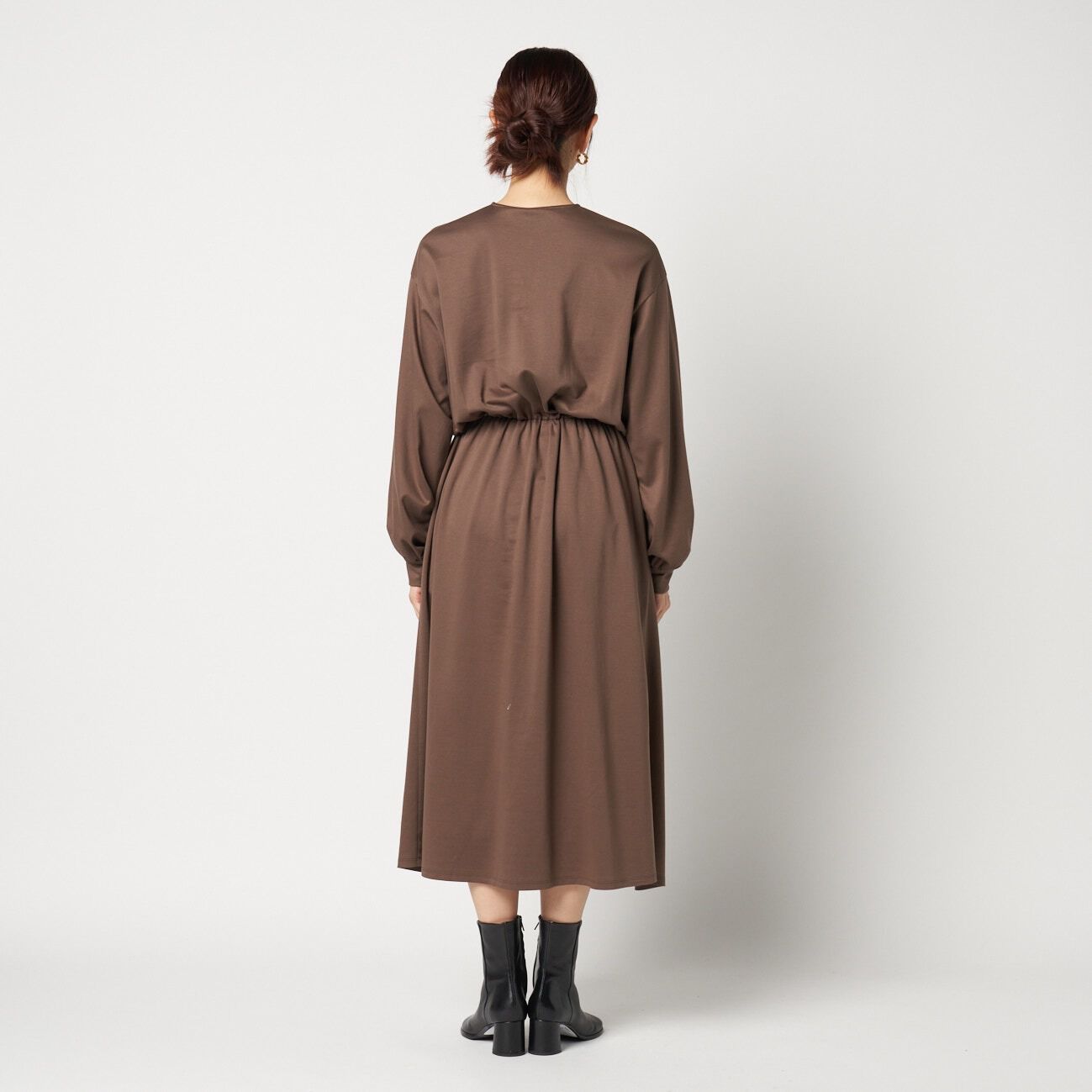 HELIOPOLE「HELIOPOLE DOUBLE JERSEY RUFFLE DRESS」|ワンピース|