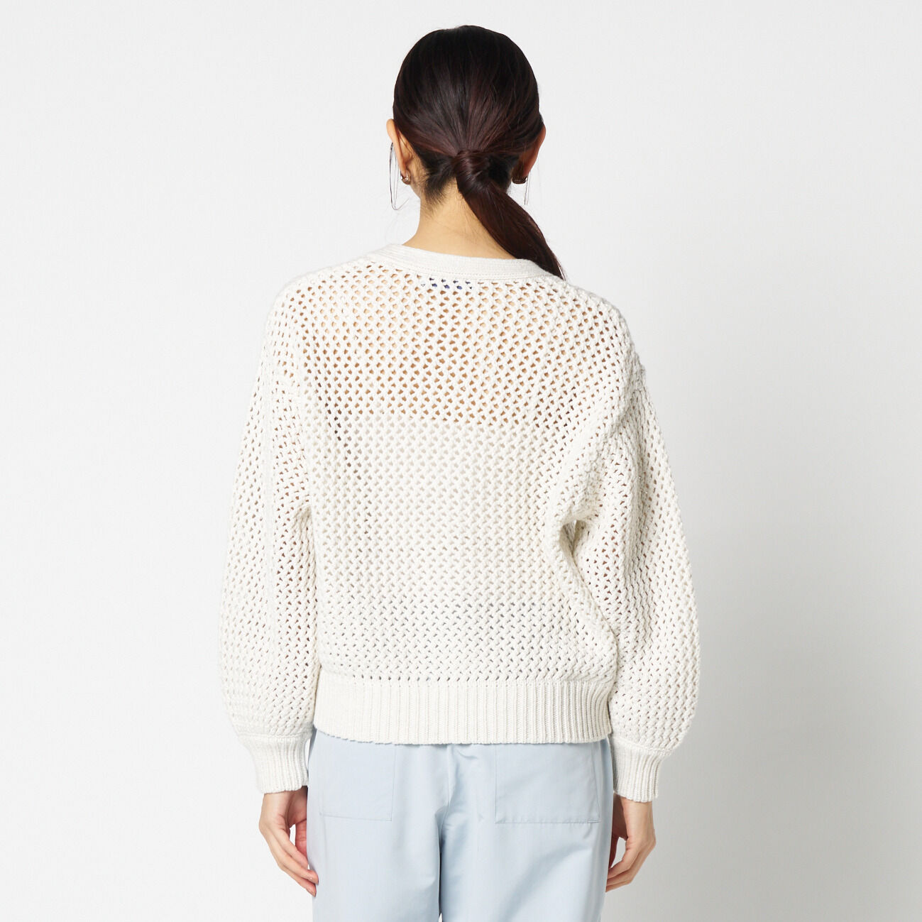 HELIOPOLE「HELIOPOLE MESH KNIT CARDIGAN」|ニット・セーター|