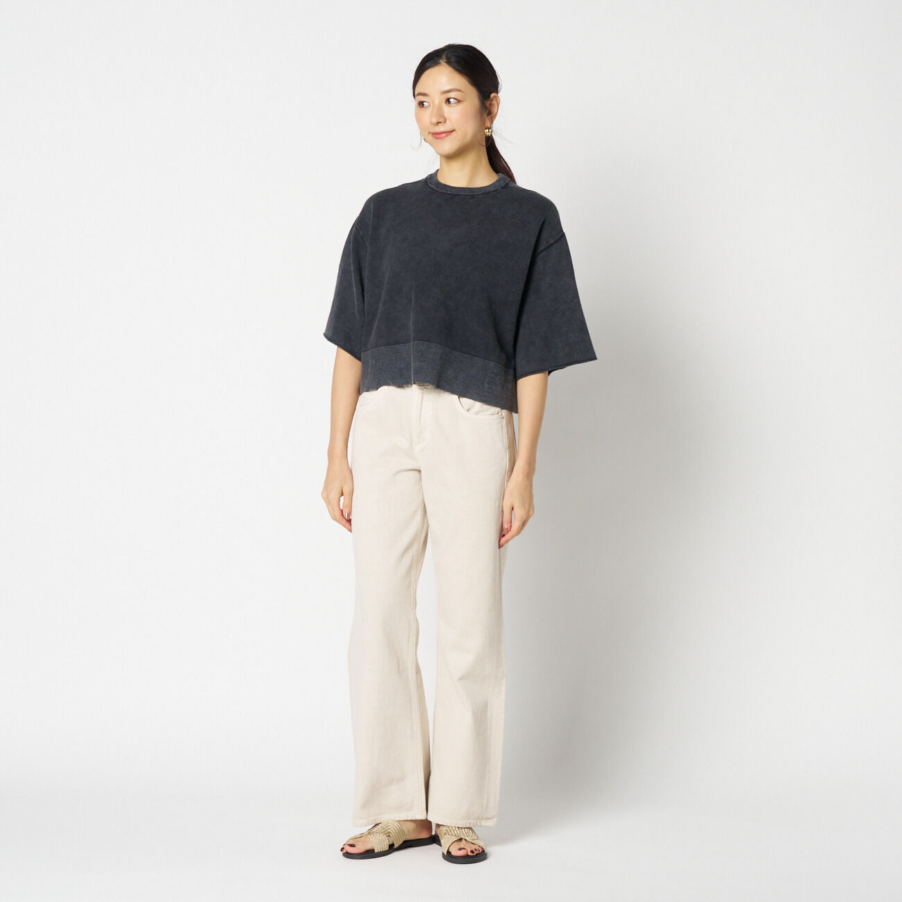 HELIOPOLE「HELIOPOLE FADE RIB KNIT PULLOVER」|ニット・セーター|