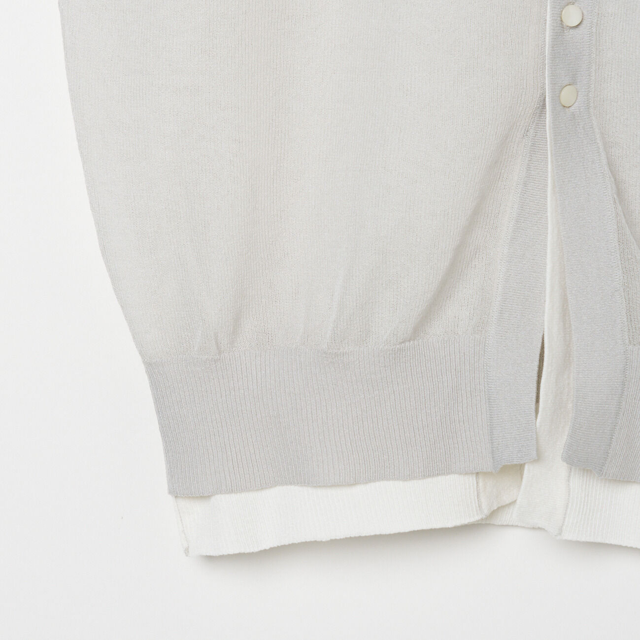 HELIOPOLE「HELIOPOLE LAYERED KNIT REVERSIBLE GARDIGAN」|ニット・セーター|