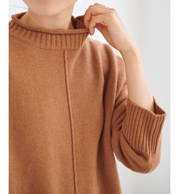 le.coeur blanc「ウォッシャブルウールボトルネックニット」|ニット・セーター|