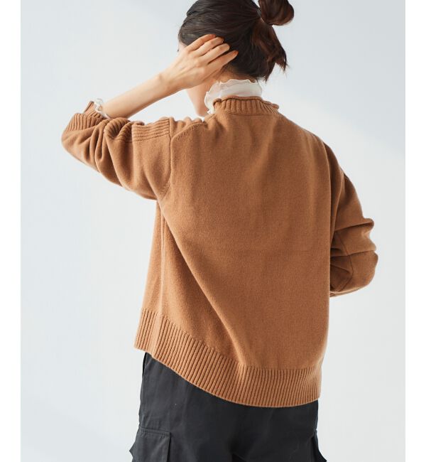 le.coeur blanc「ウォッシャブルウールボトルネックニット」|ニット・セーター|