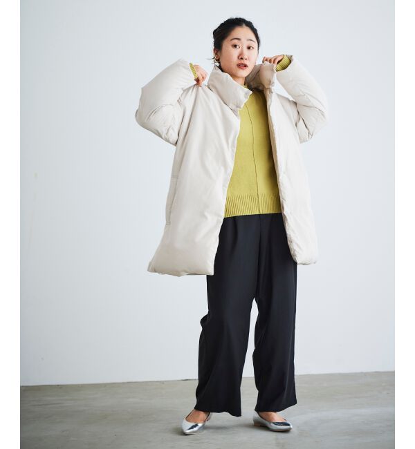 le.coeur blanc「ウォッシャブルウールボトルネックニット」|ニット・セーター|