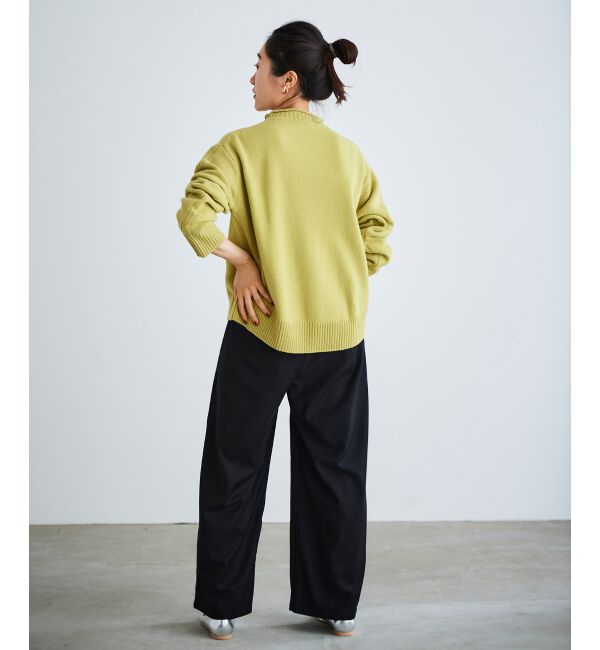 le.coeur blanc「ウォッシャブルウールボトルネックニット」|ニット・セーター|