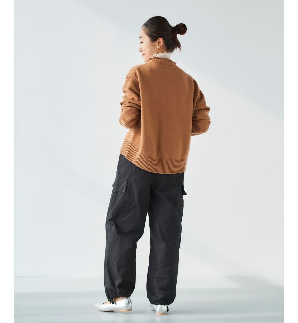 le.coeur blanc「ウォッシャブルウールボトルネックニット」|ニット・セーター|