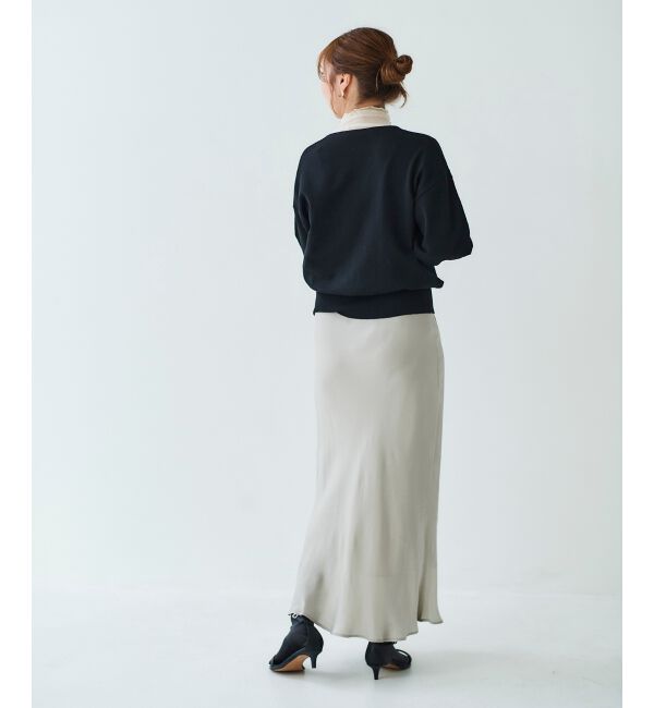 le.coeur blanc「パールスリーブニットプルオーバー」|ニット・セーター|