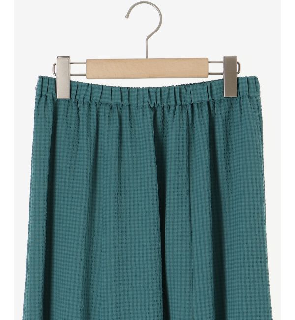 le.coeur blanc「シアーギンガムマーメイドスカート」|スカート|