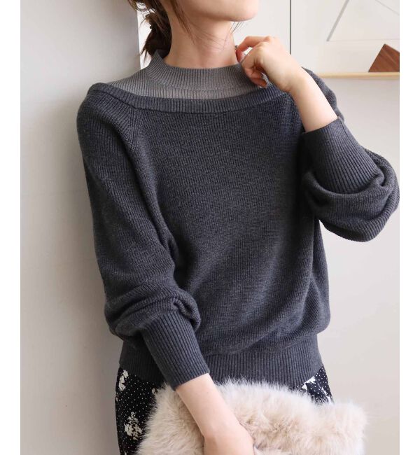 le.coeur blanc「レイヤードライクニットプルオーバー」|ニット・セーター|