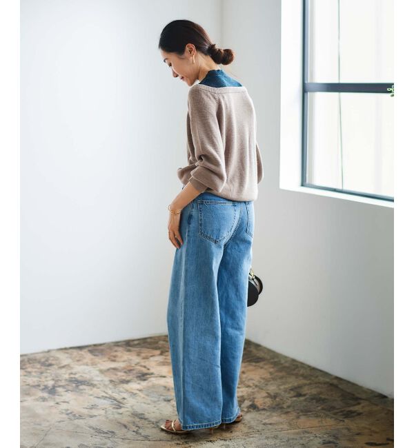 le.coeur blanc「レイヤードライクニットプルオーバー」|ニット・セーター|