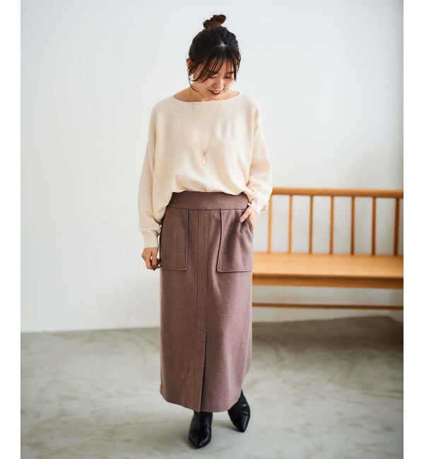 le.coeur blanc「ブークレポケットスカート」|スカート|