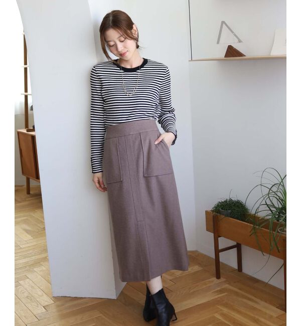 le.coeur blanc「ブークレポケットスカート」|スカート|