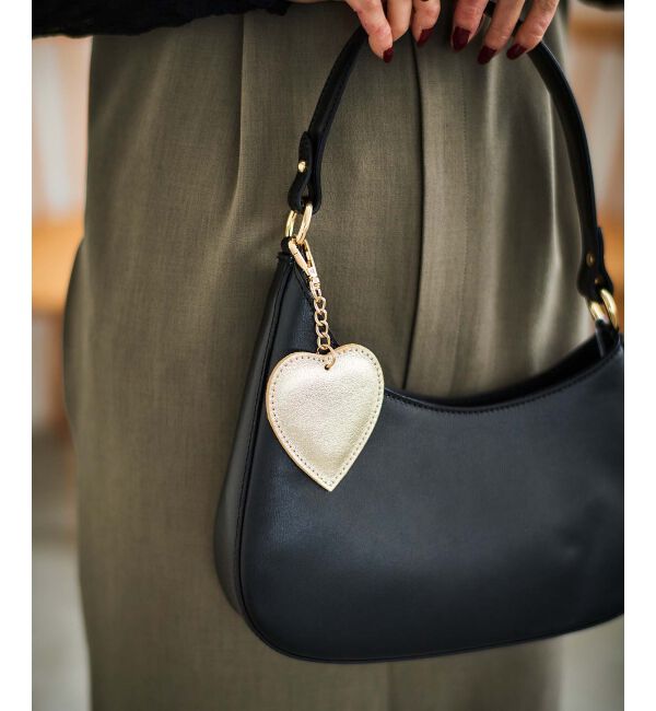 le.coeur blanc「AULENTTIハートチャーム」|チャーム・キーホルダー|ゴールド