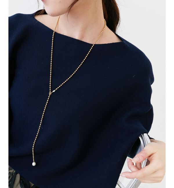 le.coeur blanc「ボールチェーンネックレス」|ネックレス|