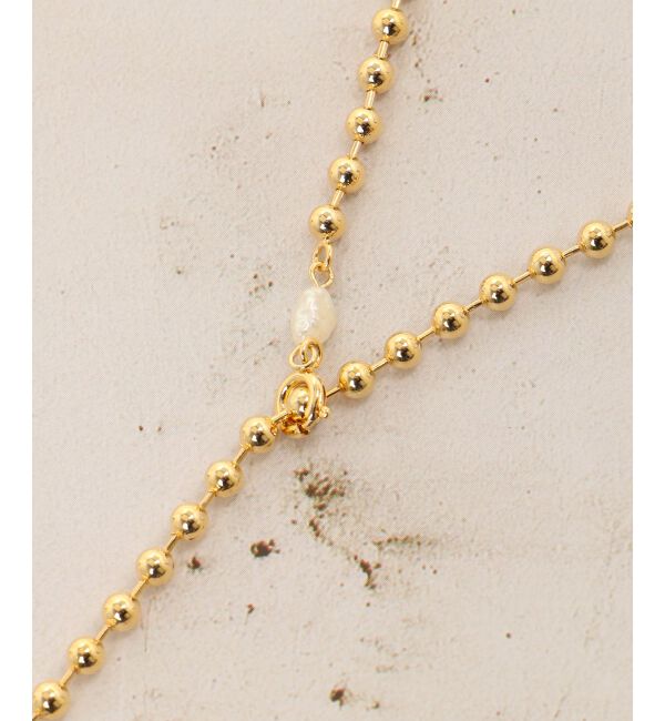 le.coeur blanc「ボールチェーンネックレス」|ネックレス|