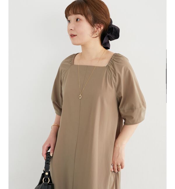  「《接触冷感》ナイロンストレッチ2WAYワンピース」|ワンピース|