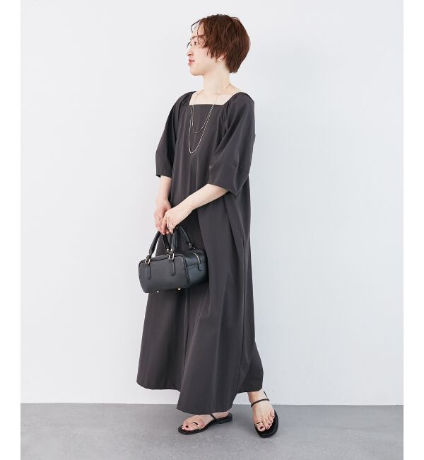  「《接触冷感》ナイロンストレッチ2WAYワンピース」|ワンピース|