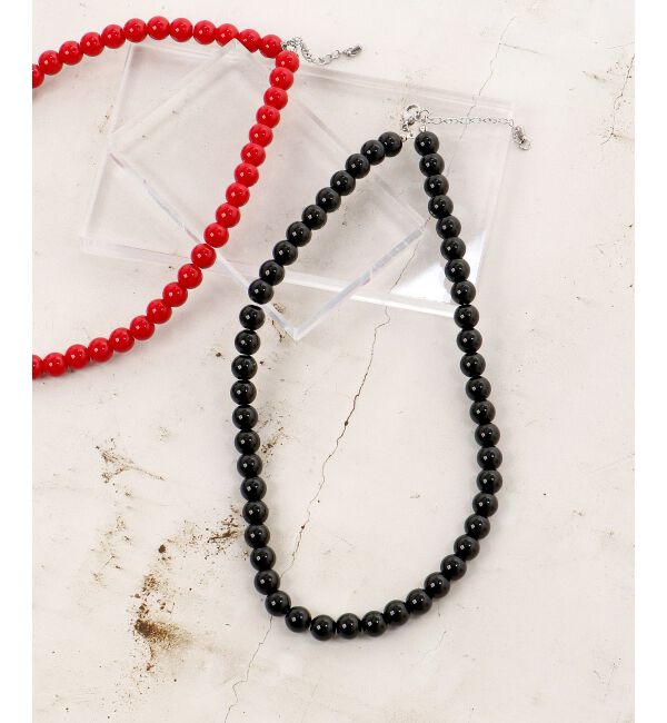  「O ビーズネックレス」|ネックレス|