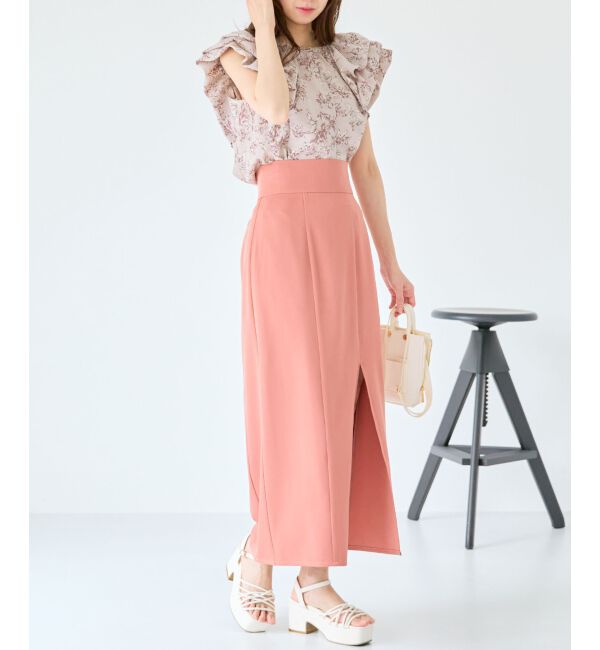 MAJESTICLEGON「ウエストフィットスリットスカート」|スカート|